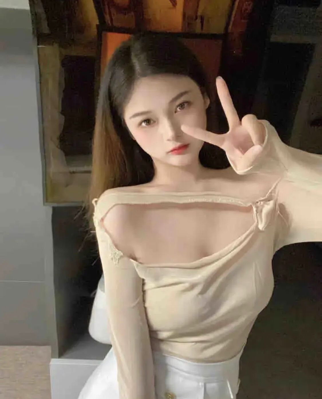 爱健身的妹妹身材一级棒