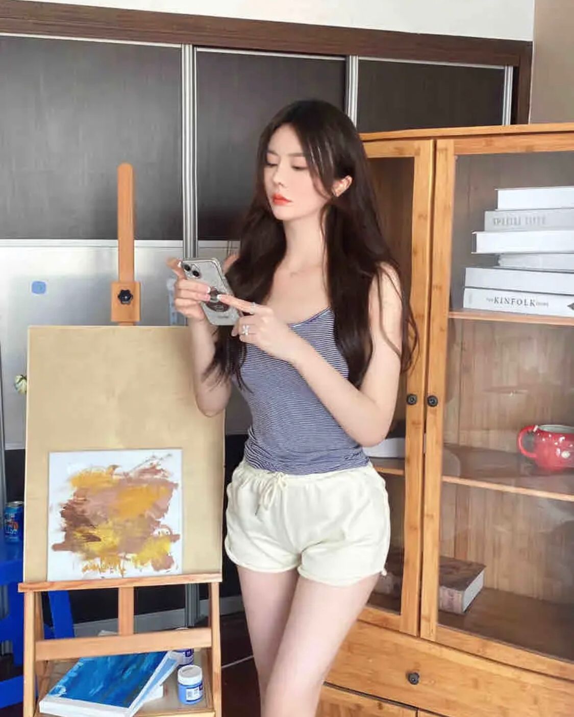 很Sao的一个妹子