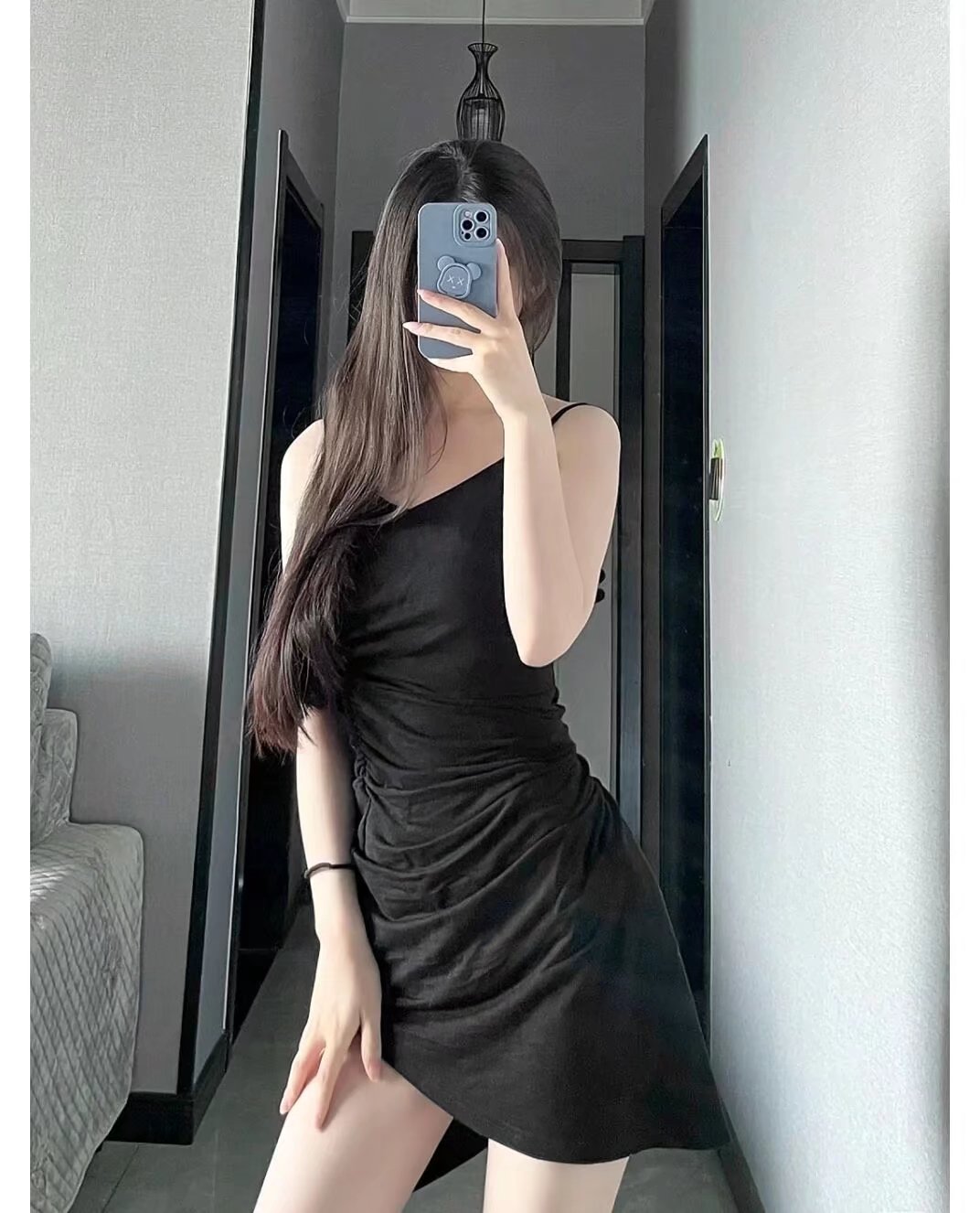 成都天府三街真实大长腿妹妹